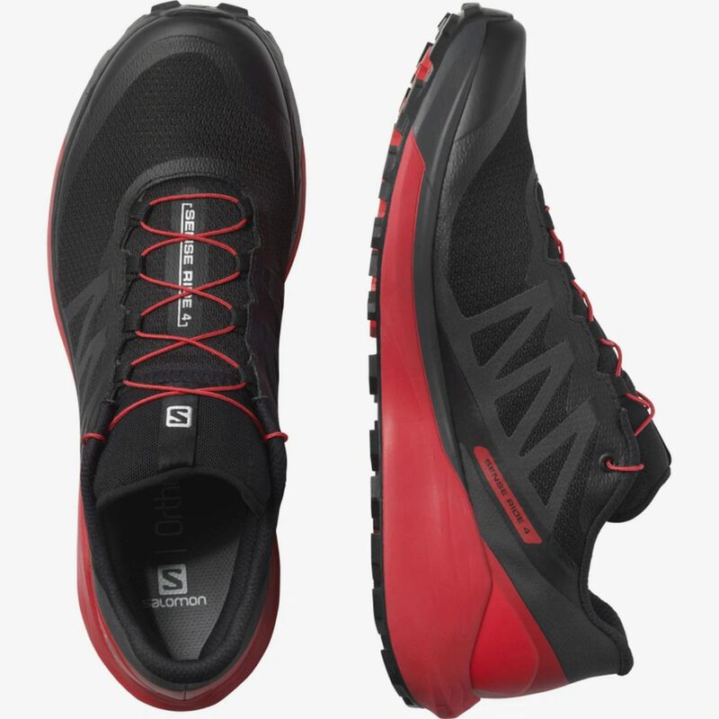 Salomon Sense Ride 4 Trail Running Shoes Mens image number 3